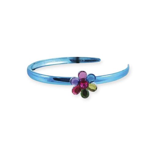 Picture of FLOWER GEM HEADBAND BLUE